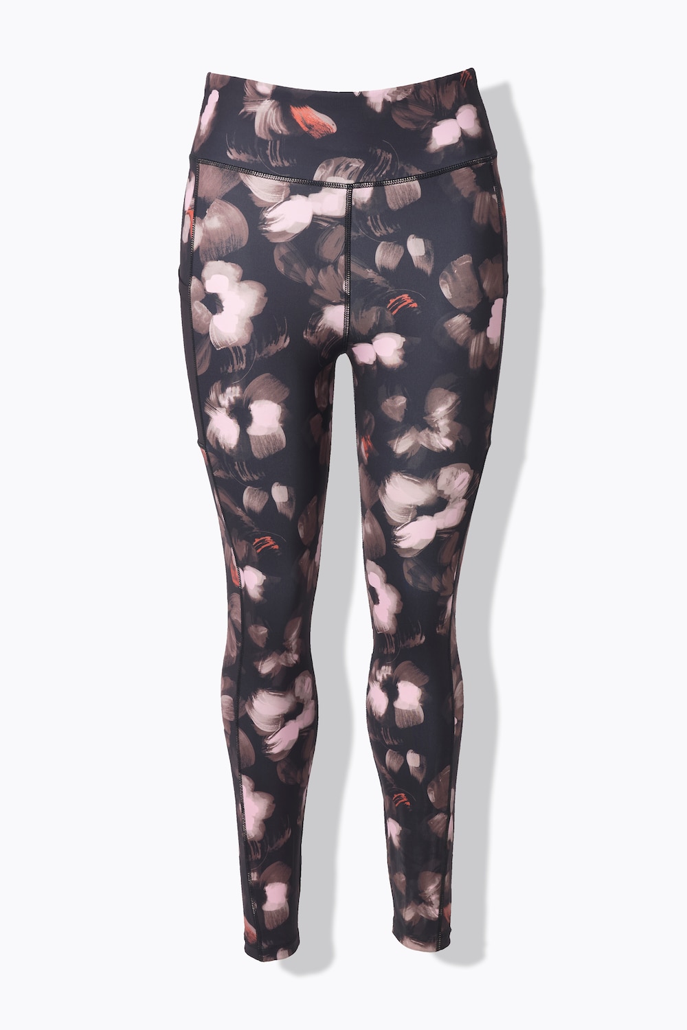 Stora storlekar Träningsleggings, Dam, svart, storlek: 58/60, Polyester/Elastan, Ulla Popken