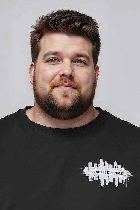 Men+ T-Shirt, Brustprint, bis 8 XL