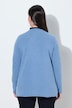 Merino-Pullover, Rollkanten, V-Ausschnitt, Langarm