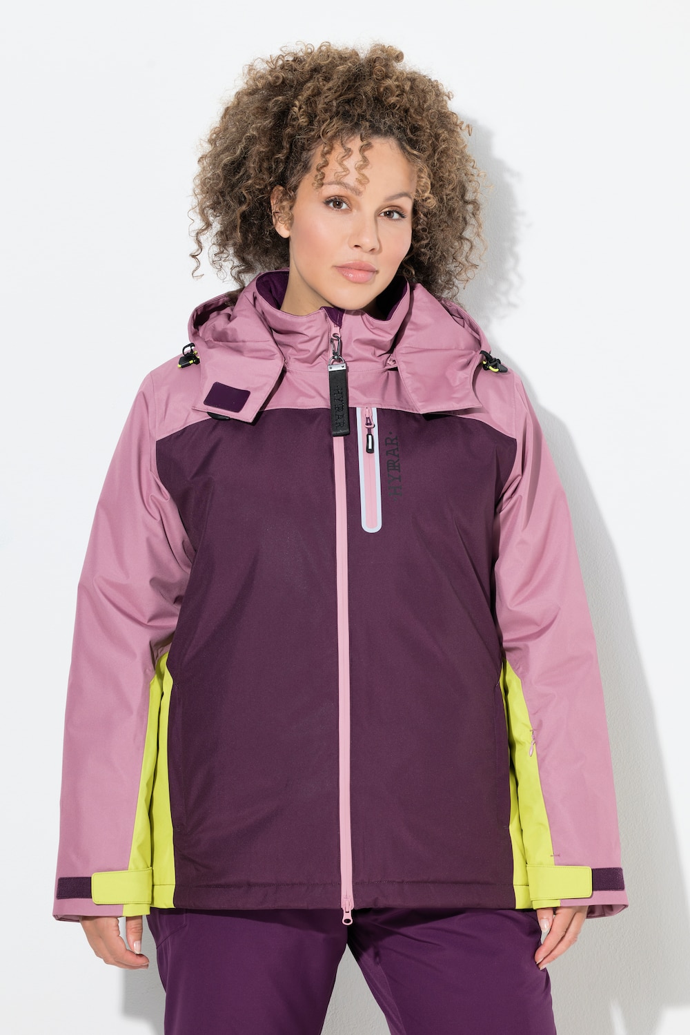 Große Größen HYPRAR Performance-Jacke, Damen, lila, Größe: 42/44, Polyester/Synthetische Fasern/Elasthan, Ulla Popken