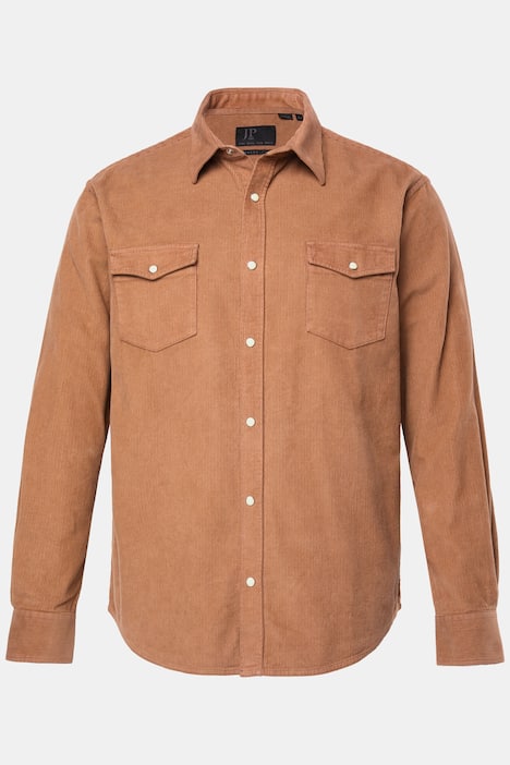 JP1880 Cordhemd, Langarm, Kentkragen, Modern Fit, bis 7 XL