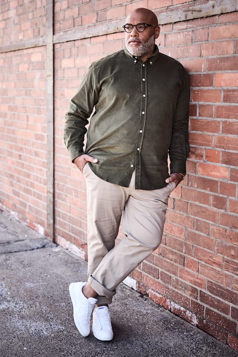 JP1880 Cordhemd, Langarm, Buttondown-Kragen, Modern Fit, bis 7 XL