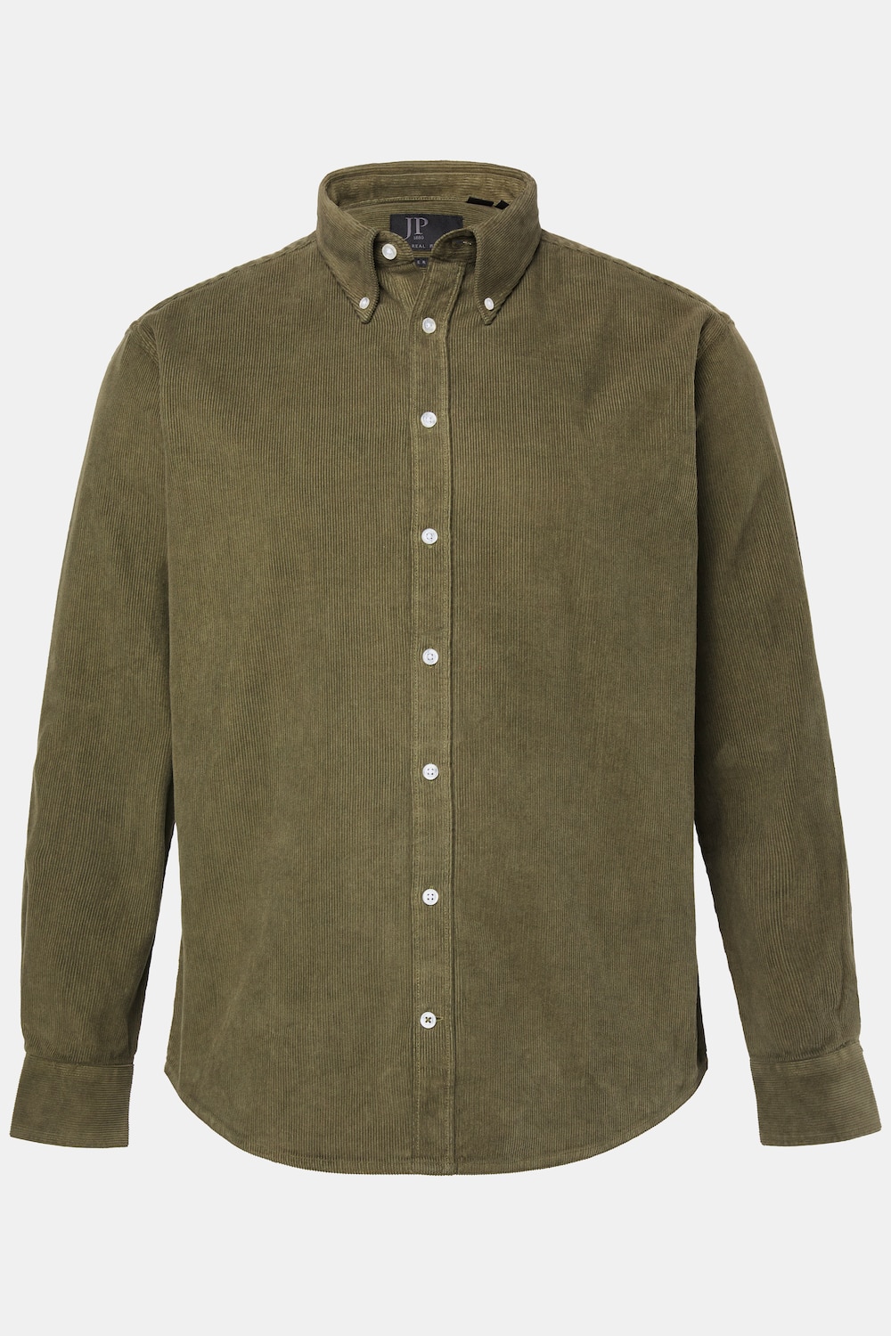 JP1880 Cordhemd, Langarm, Buttondown-Kragen, Modern Fit, bis 7 XL