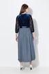 Dirndl, stretch-fløjl, firkantet udskæring, ærmeløs