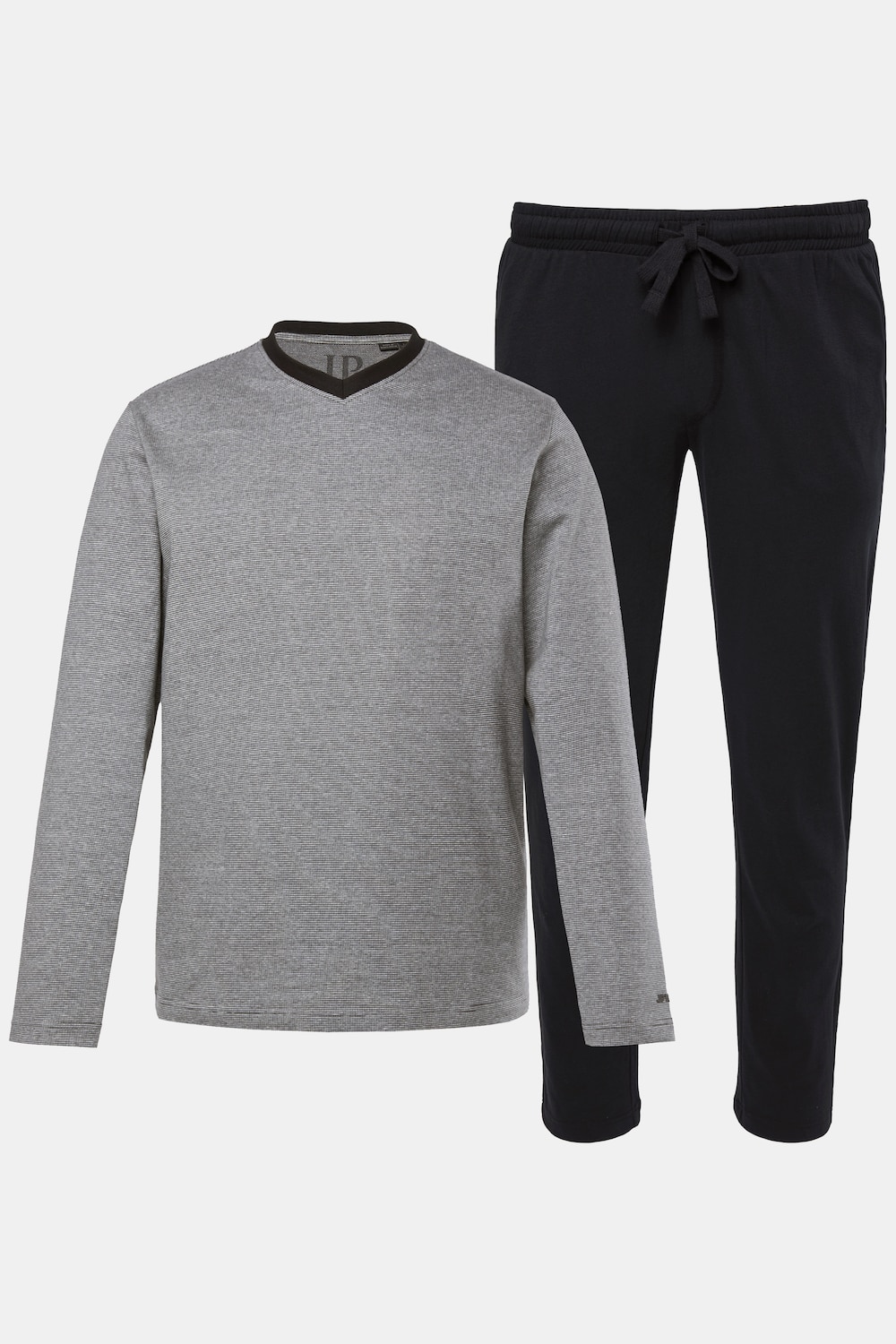 JP1880 Schlafanzug, Homewear, Zweiteiler, Kontrastdetails, bis 8 XL