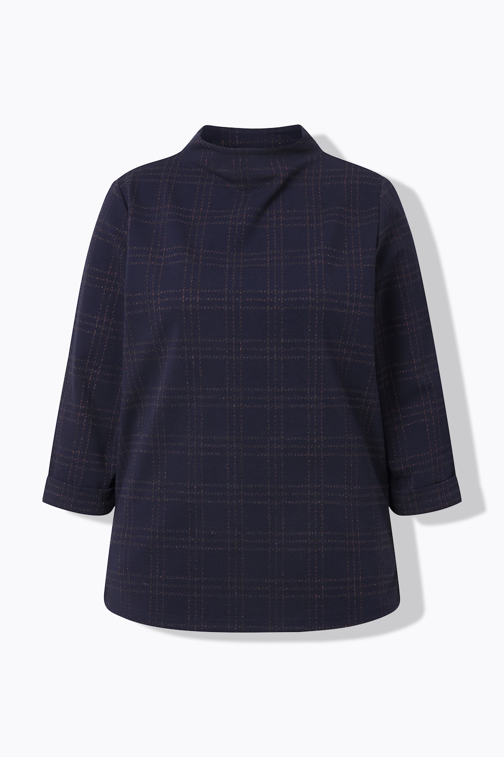 Stora storlekar mjukiströja, Dam, blå, storlek: 58/60, Polyester/Viskos/Syntetfibrer, Ulla Popken