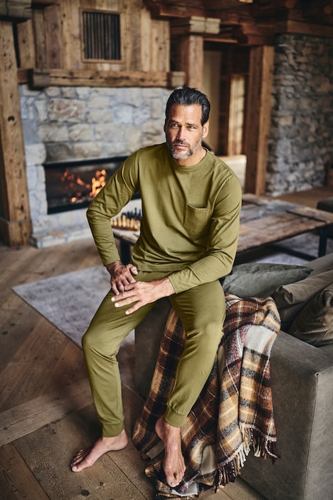 Pyjama JP 1880 2 pièces (T-shirt + pantalon), collection Homewear - jusqu'au 8 XL