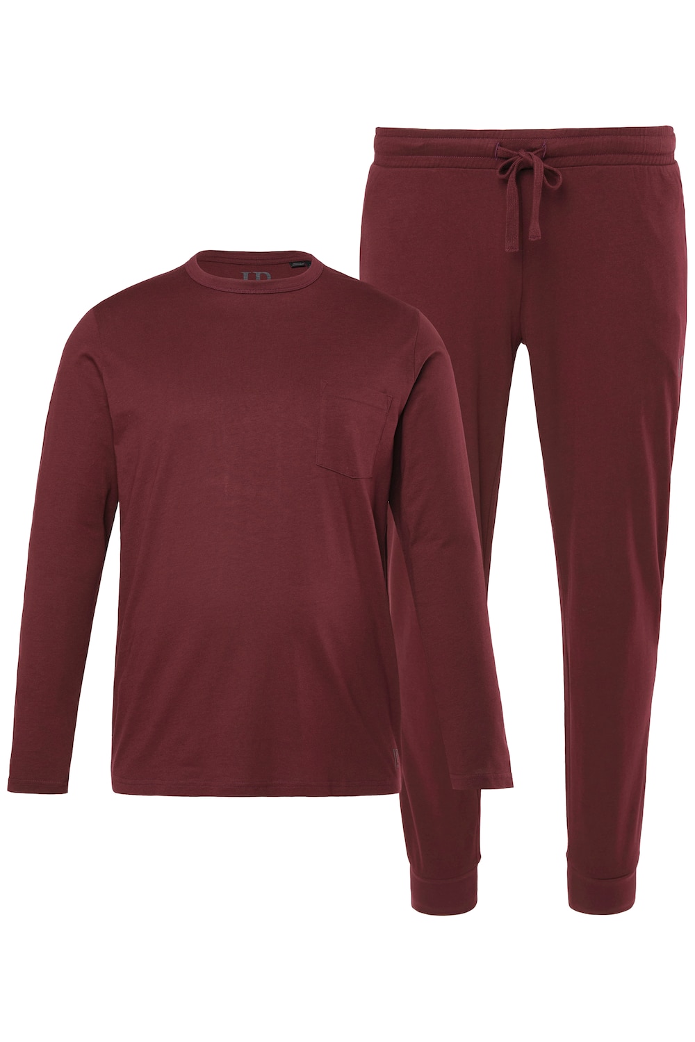 Stora storlekar Pyjamas, Her, brun, storlek: XL, Bomull, JP1880