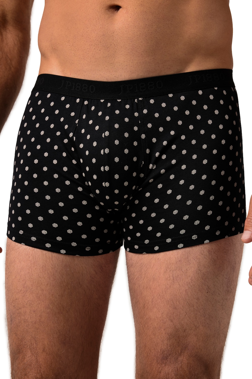 Stora storlekar Boxershorts FLEXNAMIC®, Her, svart, storlek: 5XL, Bomull, JP1880