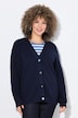 Strickjacke, Knöpfe, V-Ausschnitt, Langarm