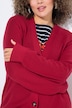 Strickjacke, Knöpfe, V-Ausschnitt, Langarm