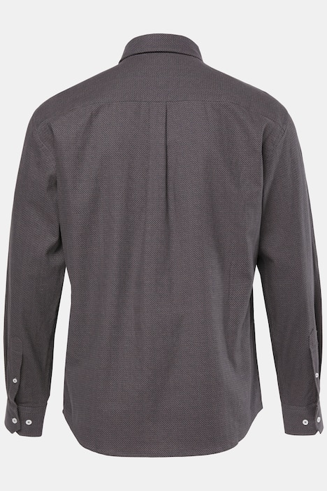 JP1880 flanellen overhemd, lange mouwen, print all-over, verborgen buttondown kraag, Modern-Fit, tot 8XL