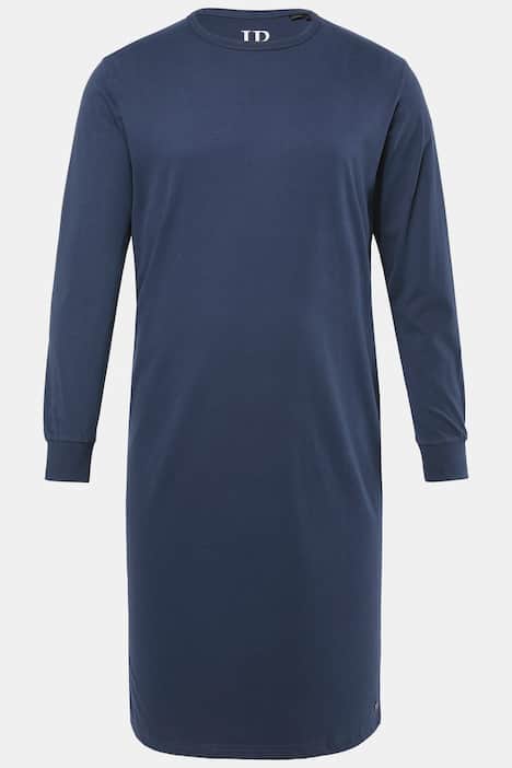 Chemise de nuit pour homme JP 1880, manches longues et fente sur le côté, collection Basic - jusqu'au 8 XL