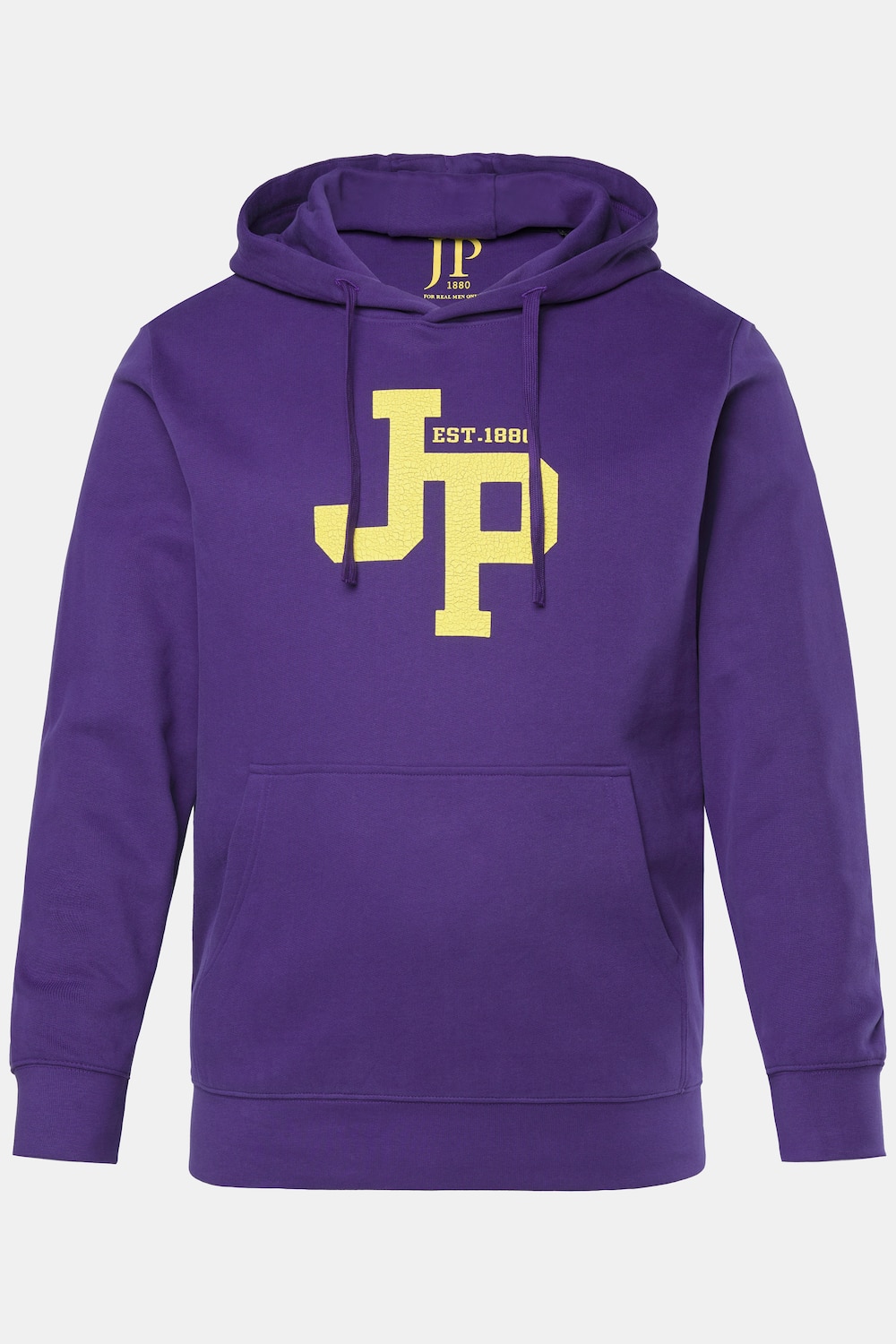 JP1880 Hoodie, Kapuzensweater, Brustprint, Kängurutasche, bis 8 XL