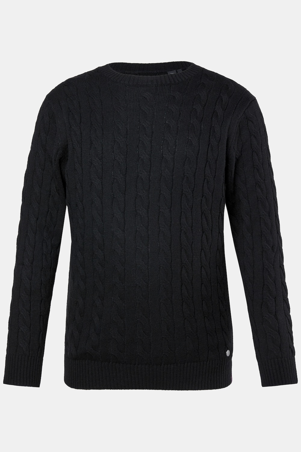 JP1880 Pullover, Zopfmuster, CashmereTouch Strick, Rundhals, bis 7 XL