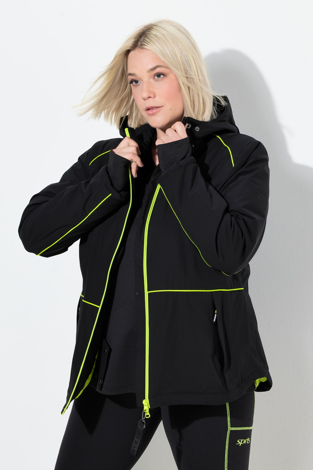 Große Größen HYPRAR Funktionsjacke, Damen, schwarz, Größe: 58/60, Polyester, Ulla Popken
