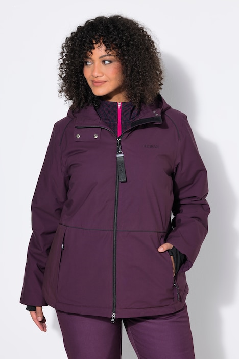 HYPRAR Funktionsjacke, wasserdicht, 2-Wege-Zipper, Kapuze