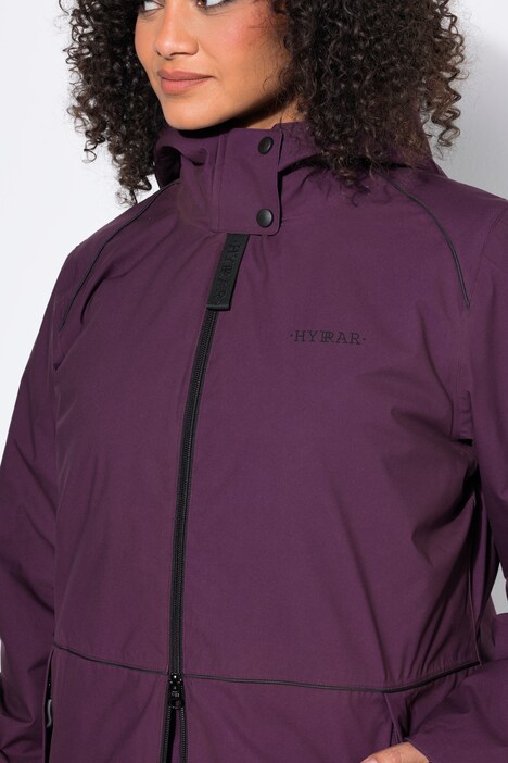 HYPRAR Funktionsjacke, wasserdicht, 2-Wege-Zipper, Kapuze
