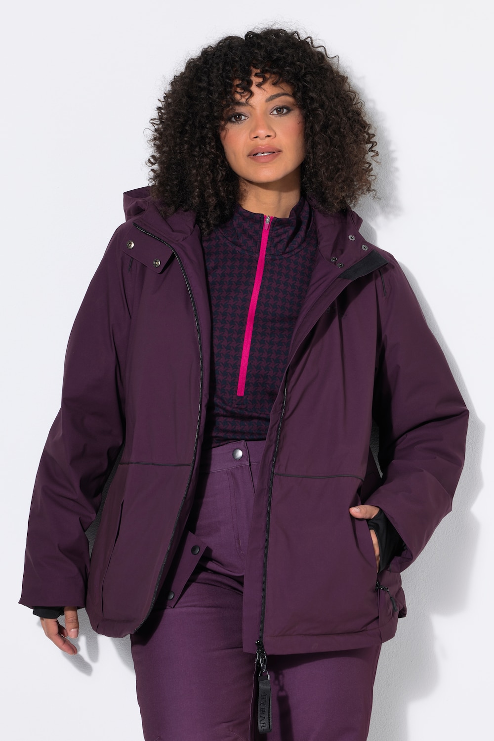 HYPRAR Funktionsjacke, wasserdicht, 2-Wege-Zipper, Kapuze