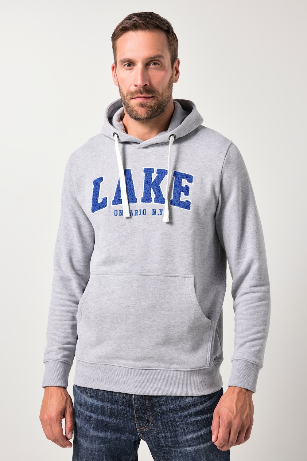 JP1880 Hoodie, Kapuzensweater, Badges, Kängurutasche, bis 8 XL