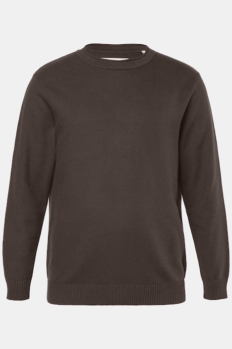 JP AWARE trui, gerecyclede materialen, structuur breigoed, tot 7XL