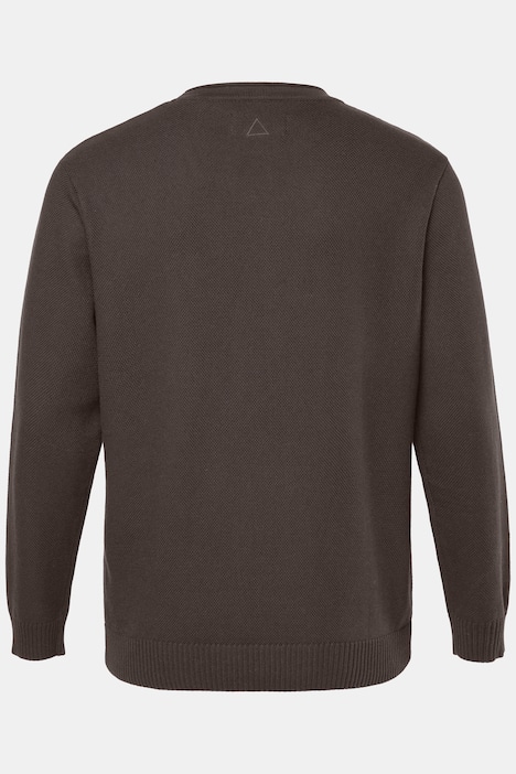 JP AWARE Pullover, recycelte Materialien, Strukturstrick, bis 7 XL