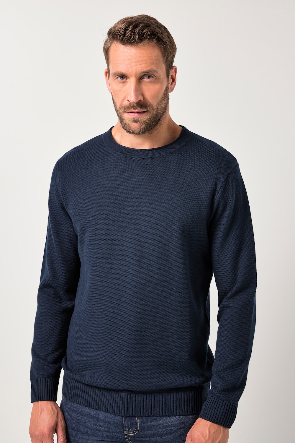 Große Größen JP AWARE Pullover, Herren, blau, Größe: XXL, Synthetische Fasern, JP-Aware