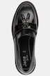 Jana softline-loafer, læderlook, vegansk, bredde H