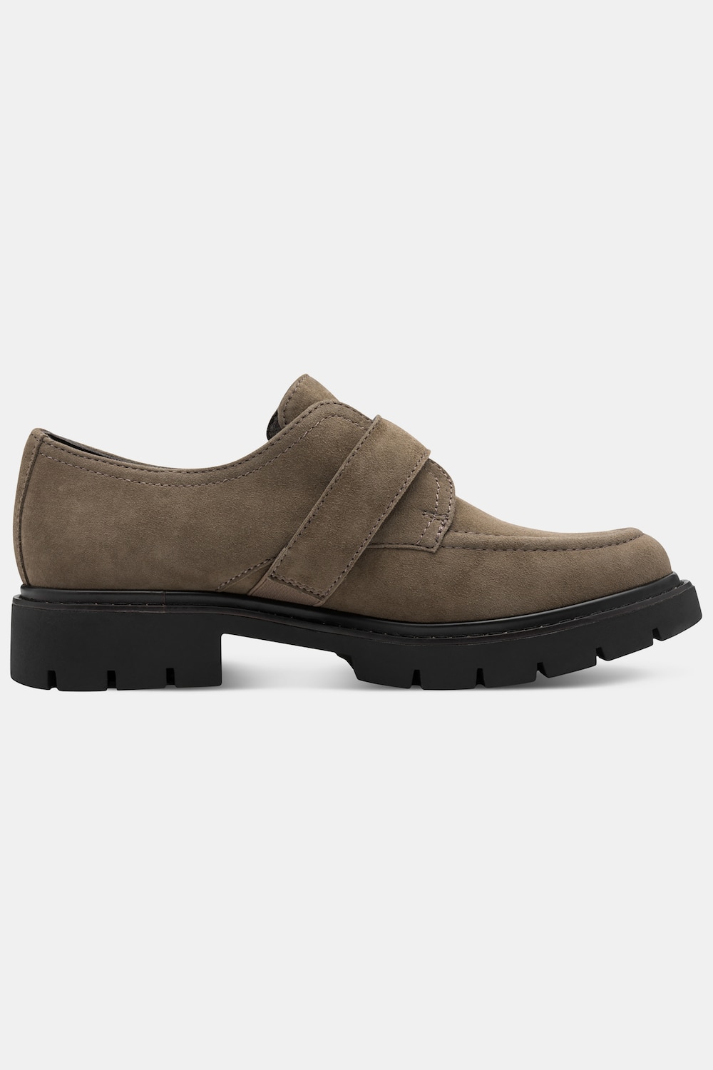 Stora storlekar Tamaris skinnloafers, Dam, brun, storlek: 40, Läder/Polyester, Ulla Popken