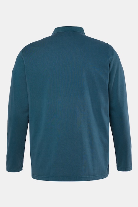 Poloshirt, Langarm, Vintage Look, bis 8 XL