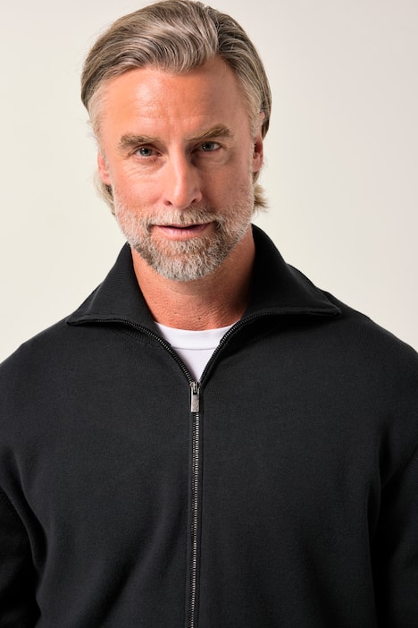 Boston Park Strickjacke, Milanostrick, Stehkragen, bis 84/86