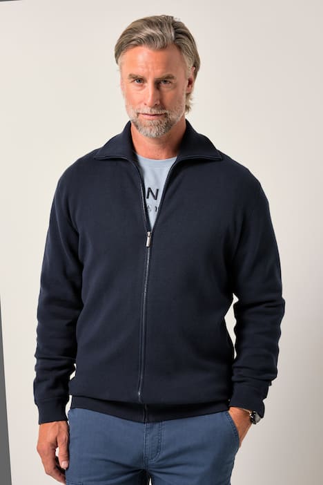 Boston Park vest, lange mouw, opstaande kraag, tot 84/86