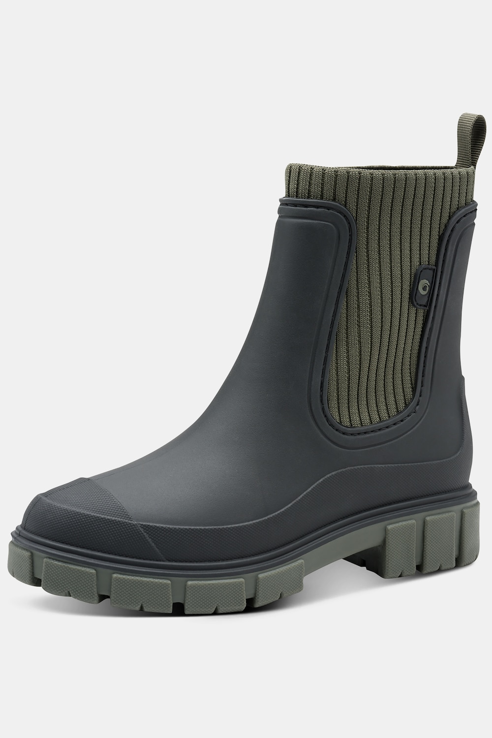 Jana Gummistiefel, Damen, grün, Größe: 39, Sonstige/Synthetische Fasern/Polyester, Ulla Popken