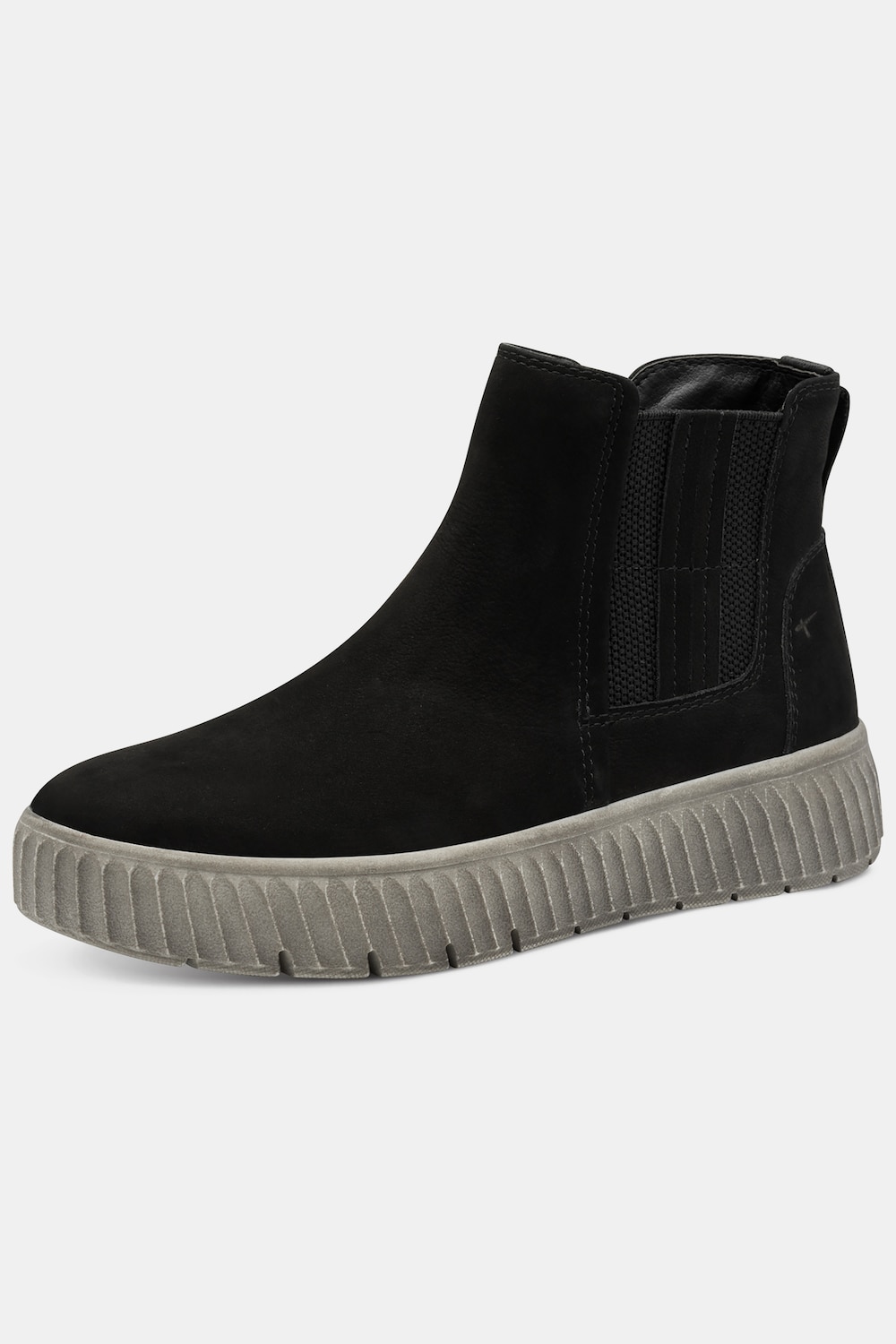 Leren chelseaboots, Tamaris Comfort, comfortabele wijdte