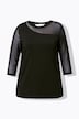 T-shirt, jersey og net, 3/4-lange net-ærmer
