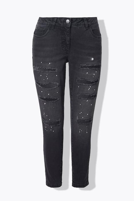 PushUp-Jeans Pina, blickdichte Destroy-Effekte, 5-Pocket