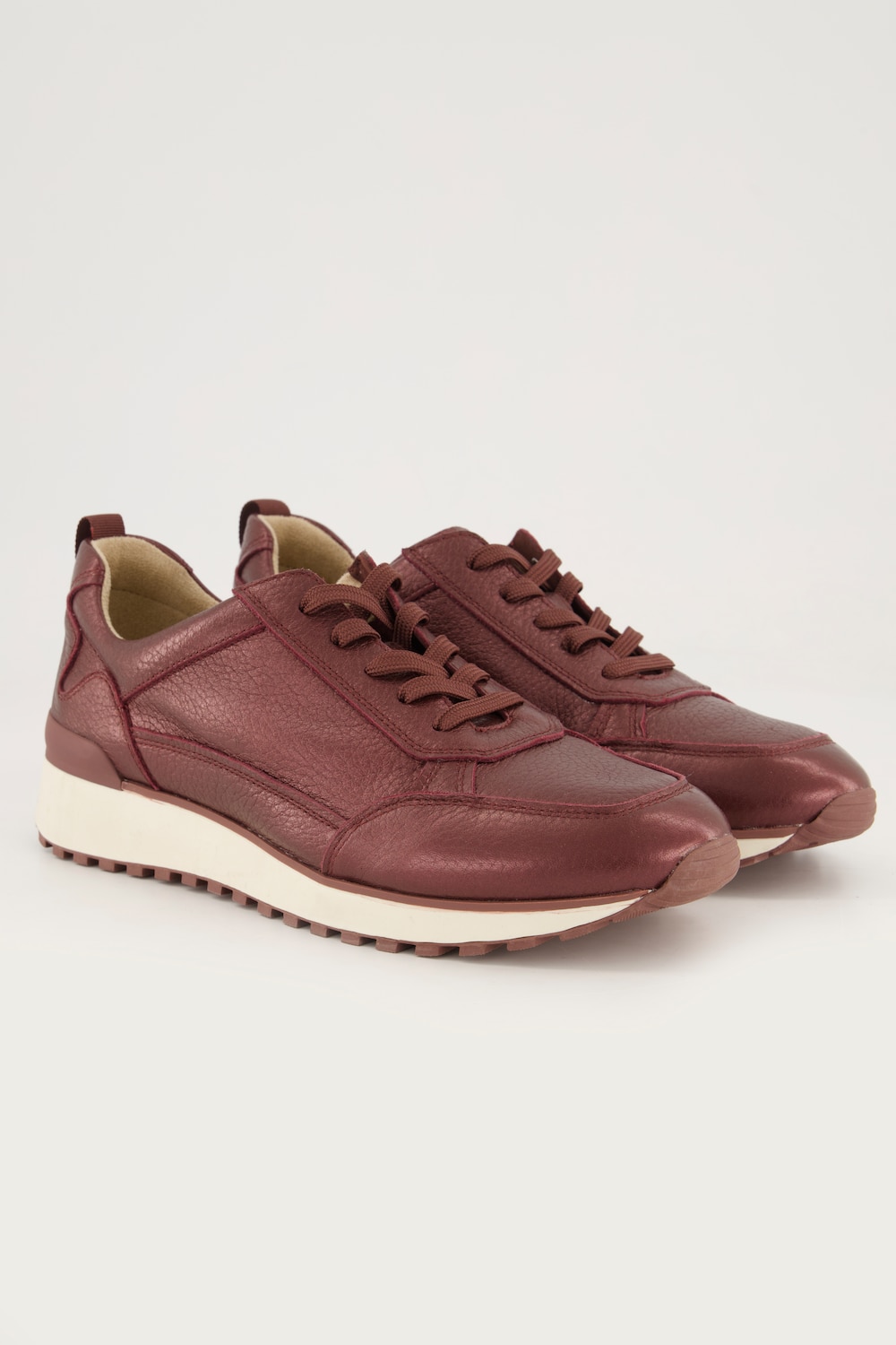 Caprice Hirschleder-Sneaker, Wechselfußbett, Weite G