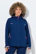 Softshell-Funktionsjacke, wasserabweisend, Kapuze