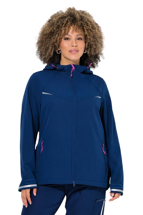 Softshellová funkční bunda, vodoodpudivá, kapuce