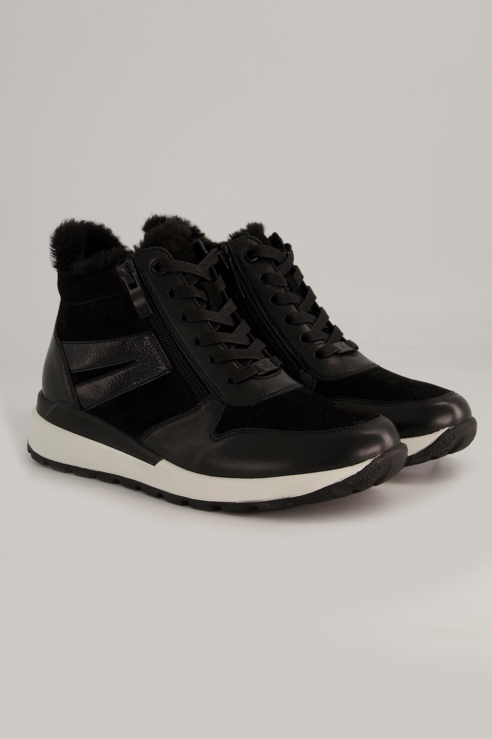 Caprice Lederboots, Damen, schwarz, Größe: 40, Polyester/Leder/Sonstige, Ulla Popken