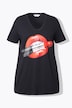 T-shirt, A-lijn, lippenstift-motief