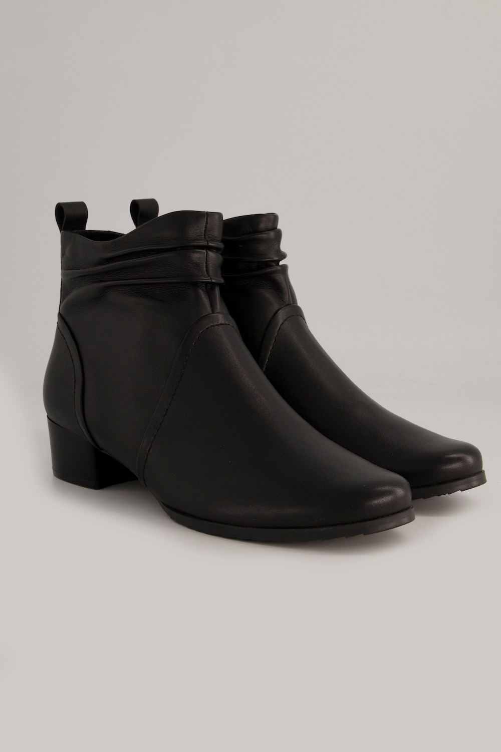 Caprice Leder-Stiefeletten, Wechselfußbett, Weite H