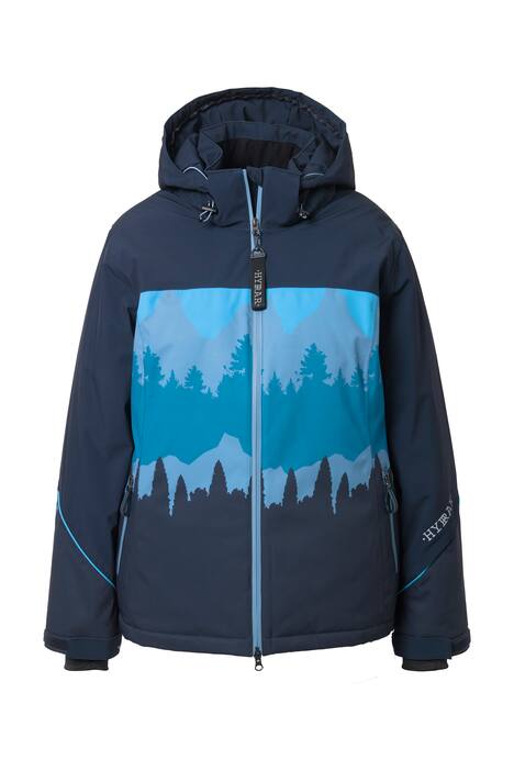 Funkční bunda, hory, nepromokavá, kapuce, sněhový lem