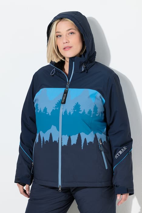 Funktionsjacke, Berge, wasserdicht, Kapuze, Schneefang