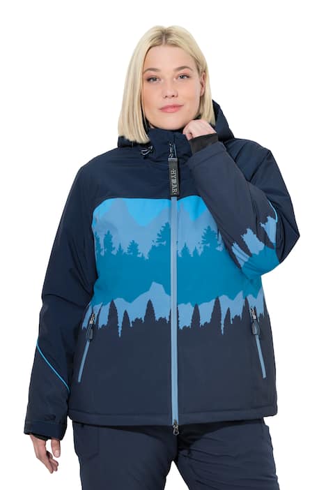 Funkční bunda, hory, nepromokavá, kapuce, sněhový lem