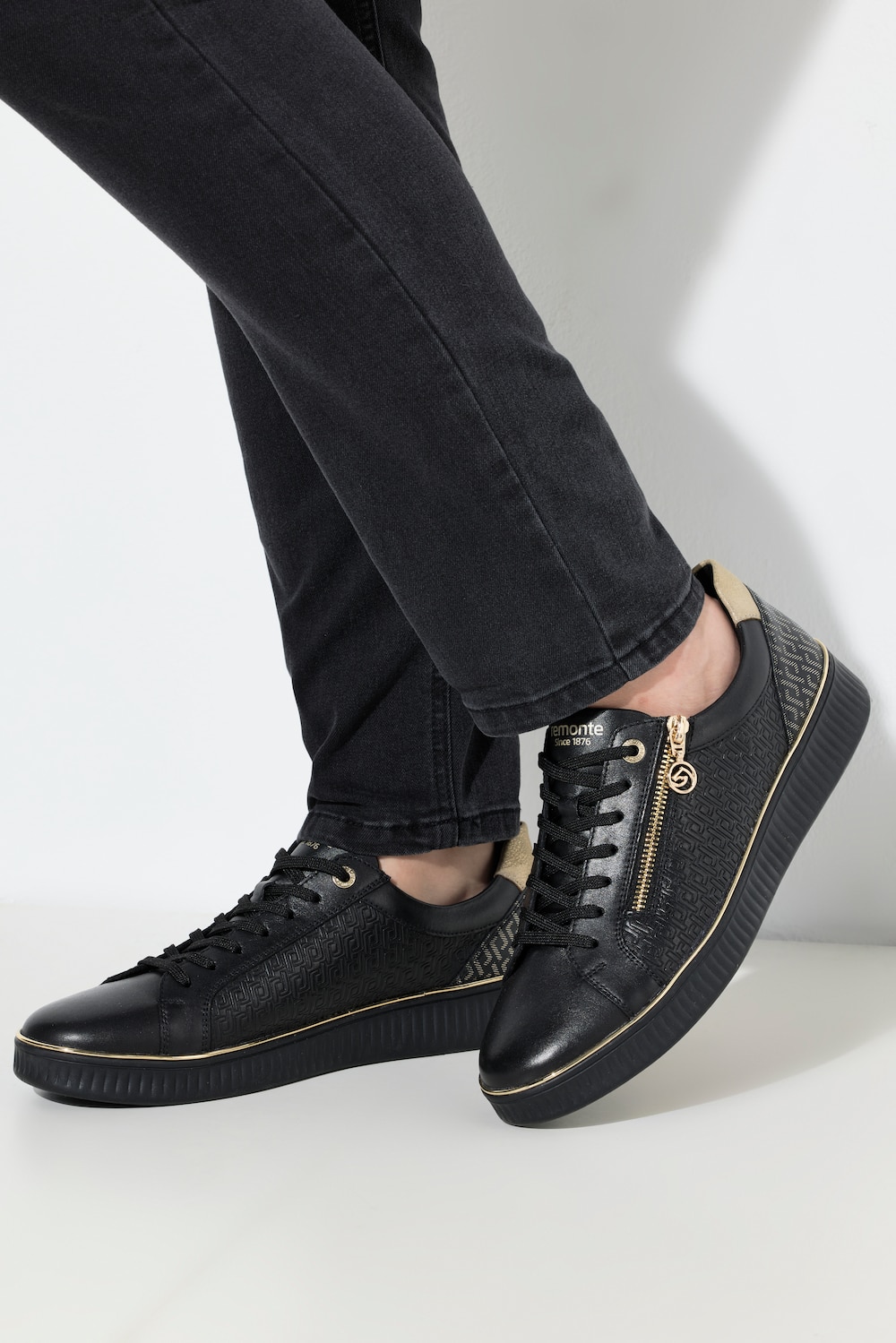Leder-Sneaker, Remonte x Elizabeth Hurley, Weite G