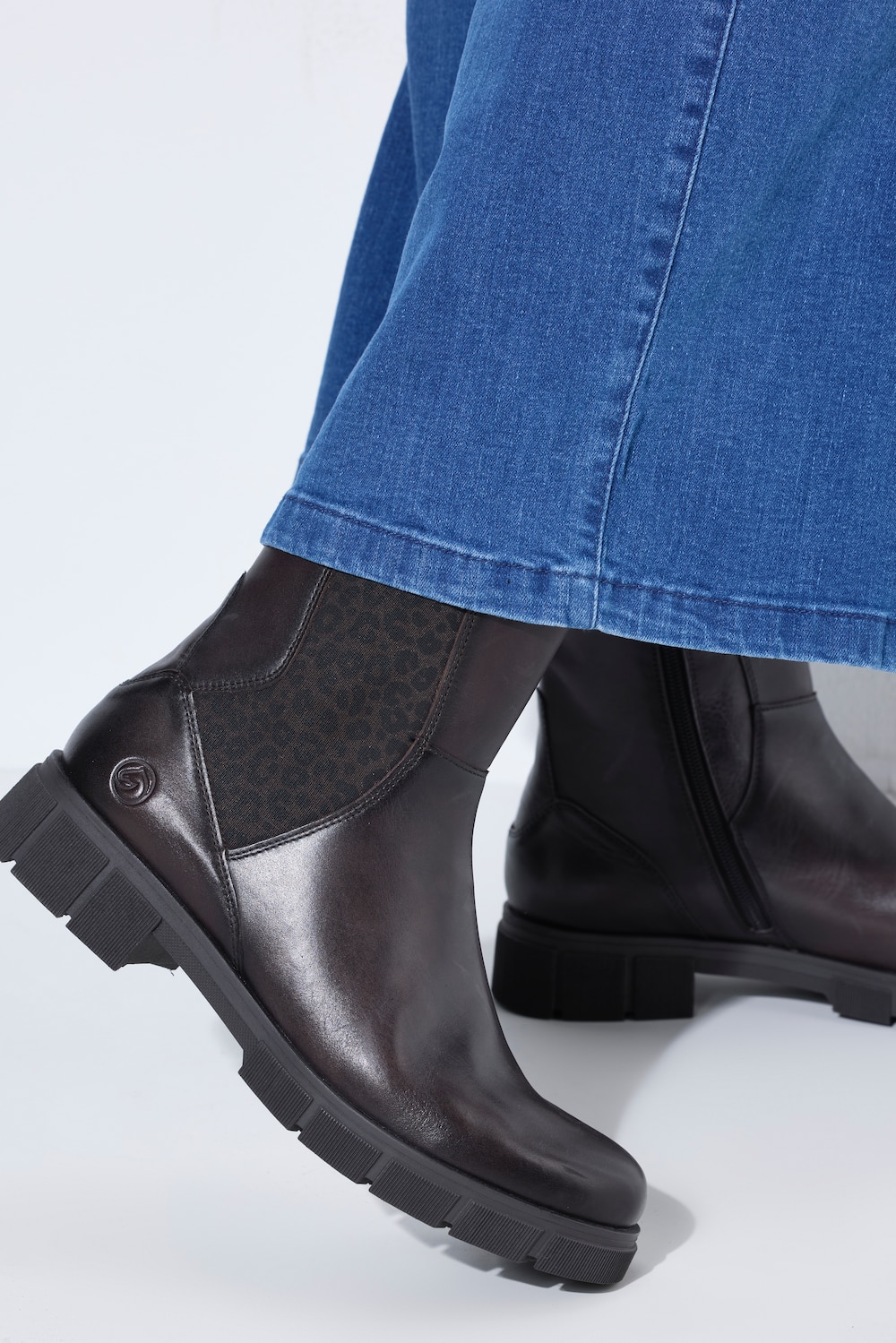 Remonte Leder-Chelseaboots, Weite G