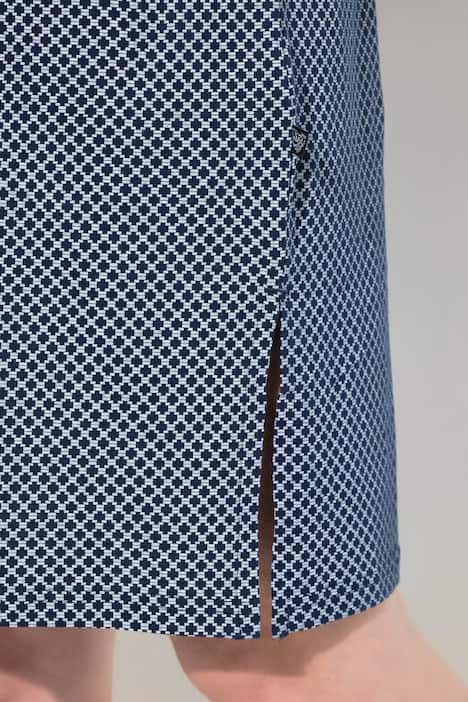 Nachthemd, Muster, Rundhals, Langarm