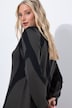 Strickkleid, grafisches Muster, U-Boot-Ausschnitt, Langarm