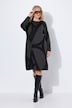Strickkleid, grafisches Muster, U-Boot-Ausschnitt, Langarm
